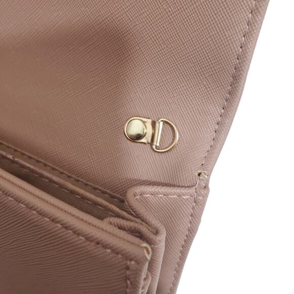 Madison West | Flap Lasercut Handbag Clutch with Interior Pocket and Card Slots - Picture 10 of 11